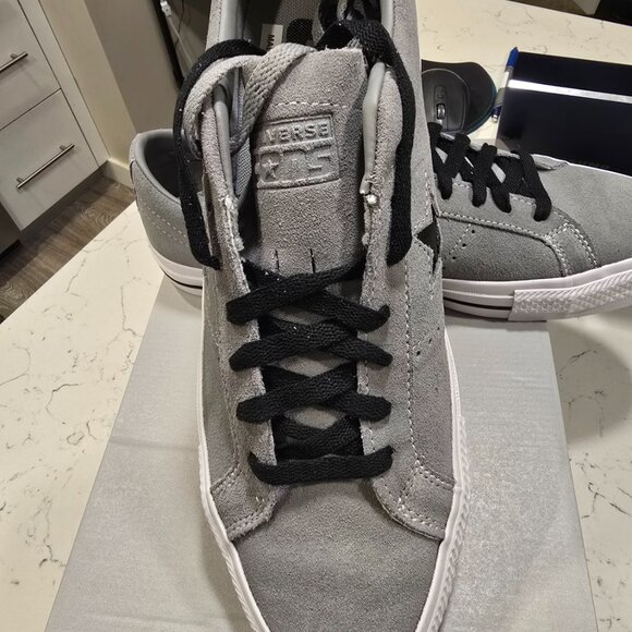 Converse One Star Pro Suede Low Classic Grey A11923C Skateboarding Shoes SZ 12 - Picture 2 of 16